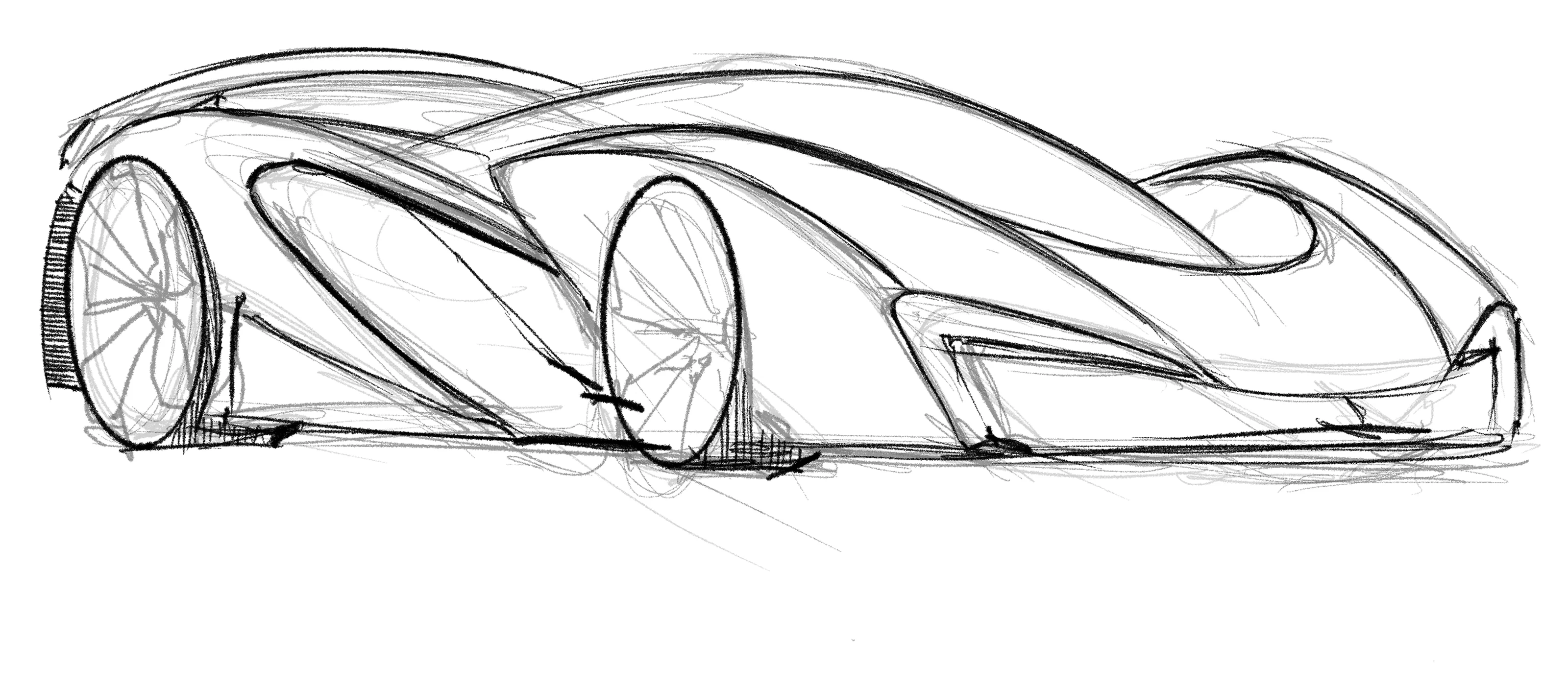 McLaren Z1 front three-quarter sketch